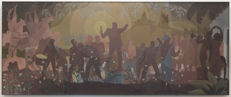 Aaron Douglas, Aspects of Negro Life, mural.