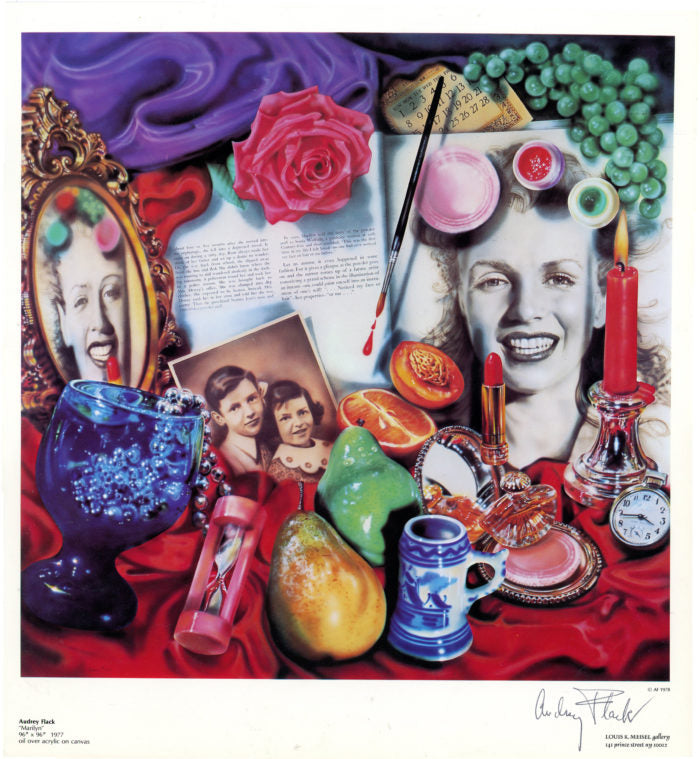 Audrey Flack, Marilyn (Vanitas), 1977
