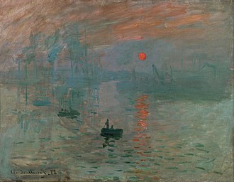 Claude Monet, Sunrise, 1872.