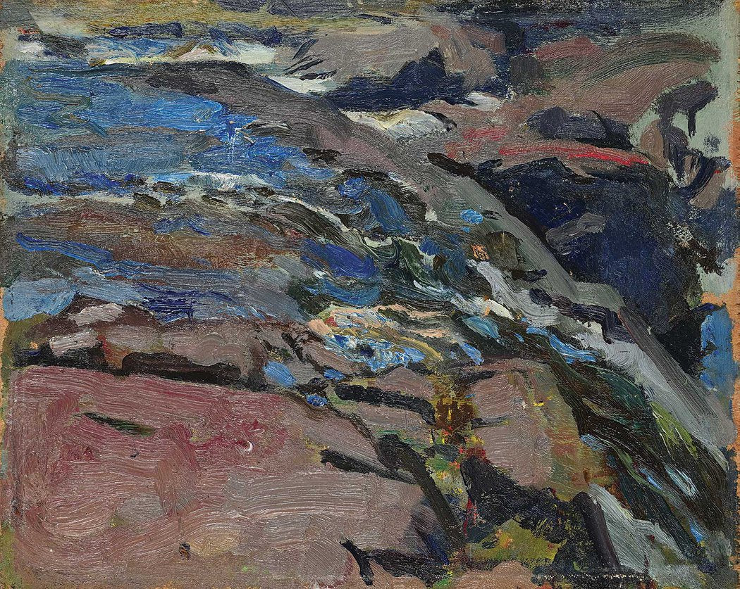 Frederick Horsman Varley, Waterfall Northern Stream