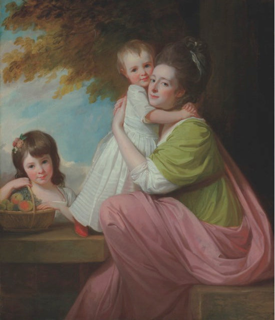 George Romney,  Group portrait of Dorothy Stables 