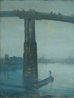 James McNeill Whistler, Nocturne in Black and Gold: The Falling Rocket, 1875