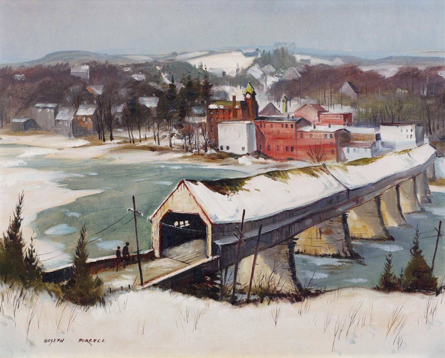 Joseph Purcell The Covered Bridge, Hartland, N.B.