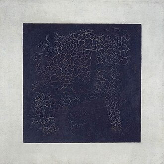 Kazmir Malevich,  Black Square, 1915, Tretyakov Gallery, Moscow