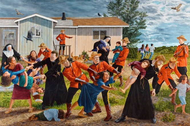 Kent Monkman, The Scream, 2017.