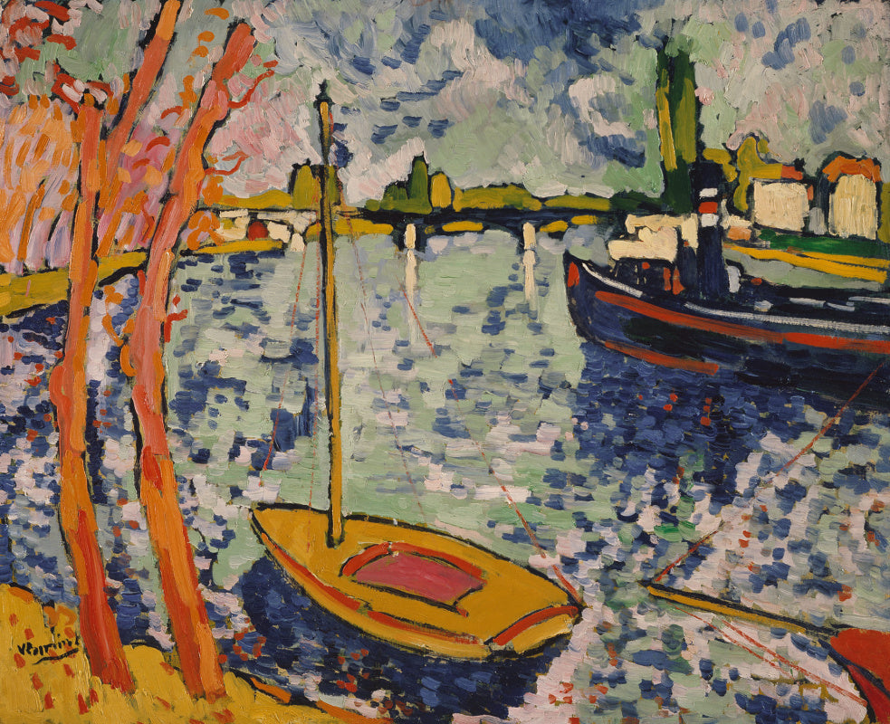 Maurice de Vlaminck, The River Seine at Chatou (1906)