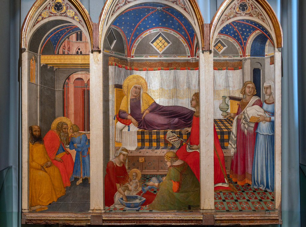 Pietro Lorenzetti, Birth of the Virgin,