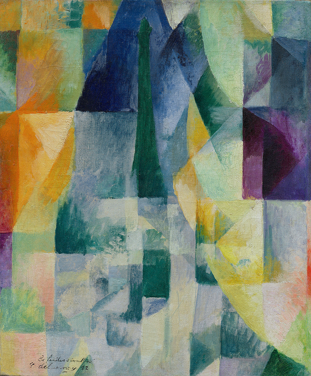 Robert Delaunay, Simultaneous Windows on the City, 1912