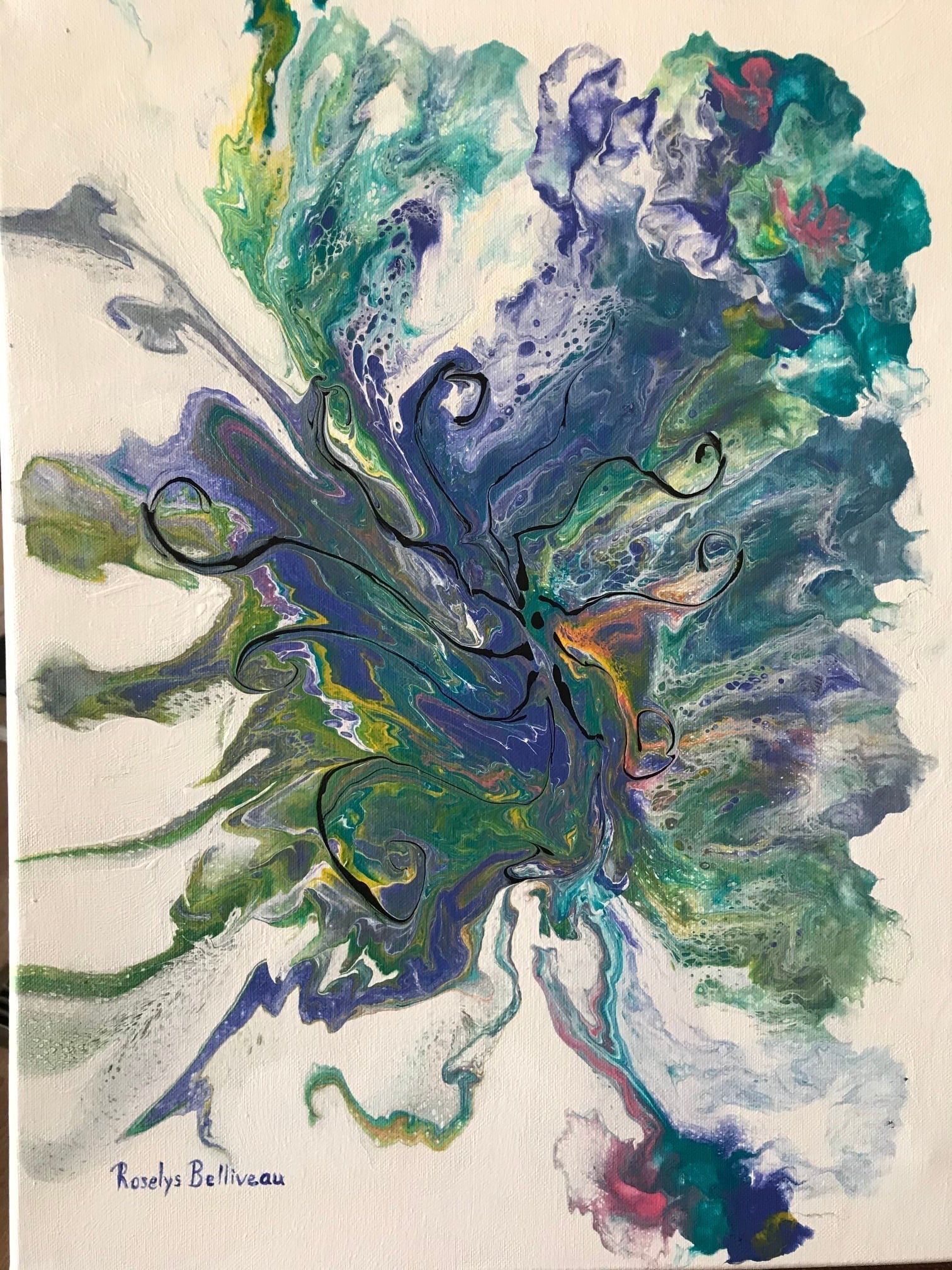 Roselys Belliveau,  Untitled - Abstract