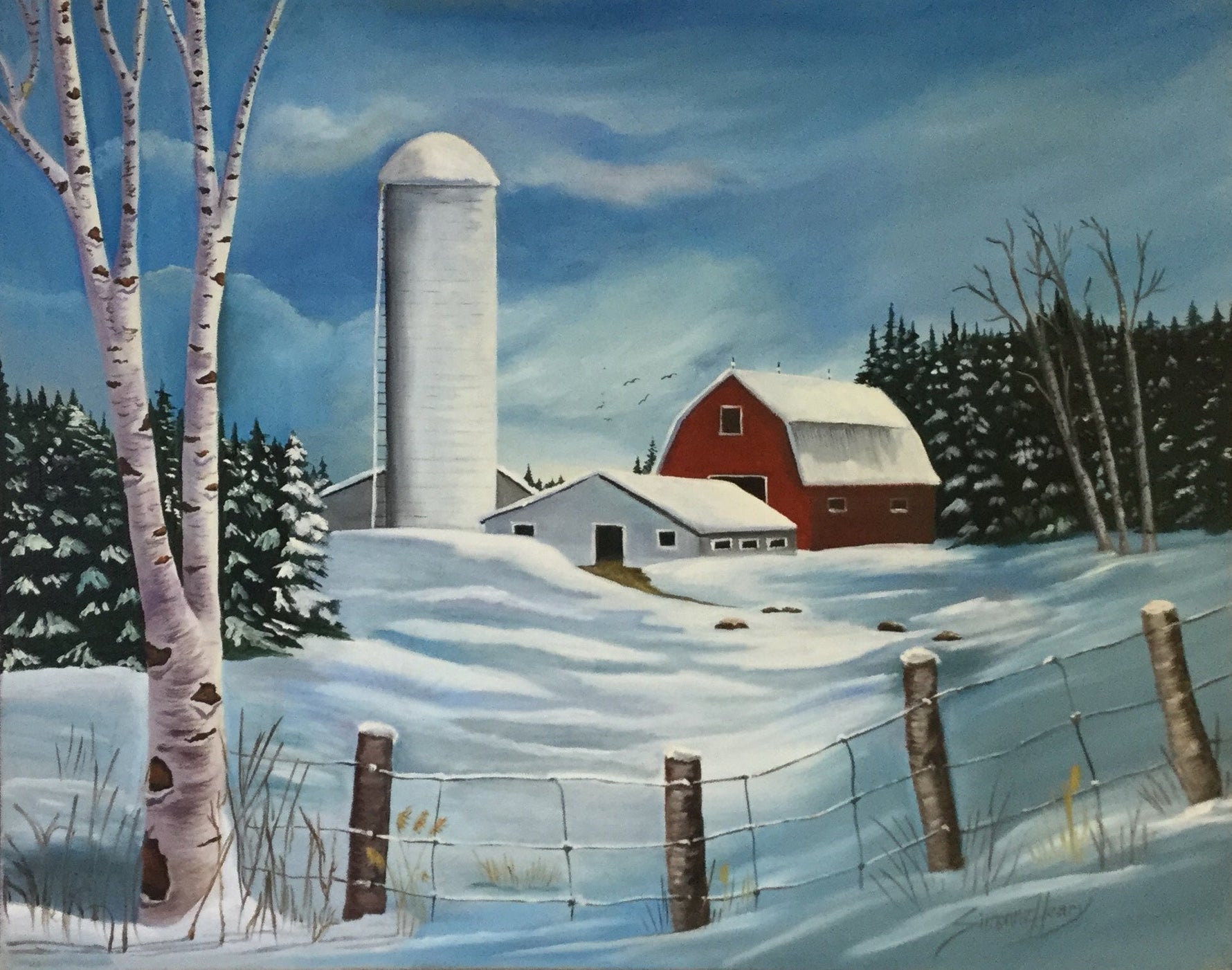 Simonne Henry Lepage’s L’hiver a la ferme
