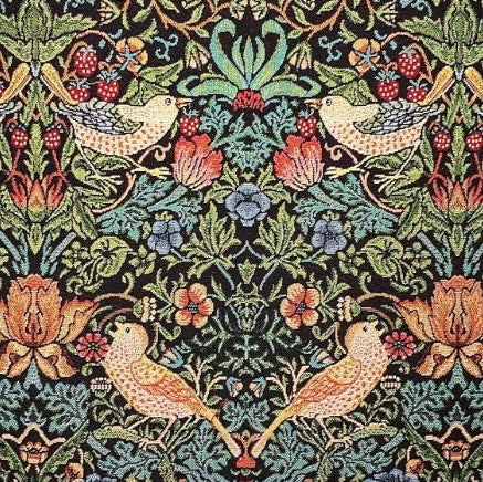 William Morris, Strawberry Thief, 1881, Textile