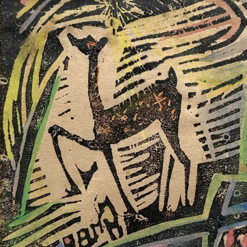 Mixed Media painting, Animals Julia Crawford, Cover view