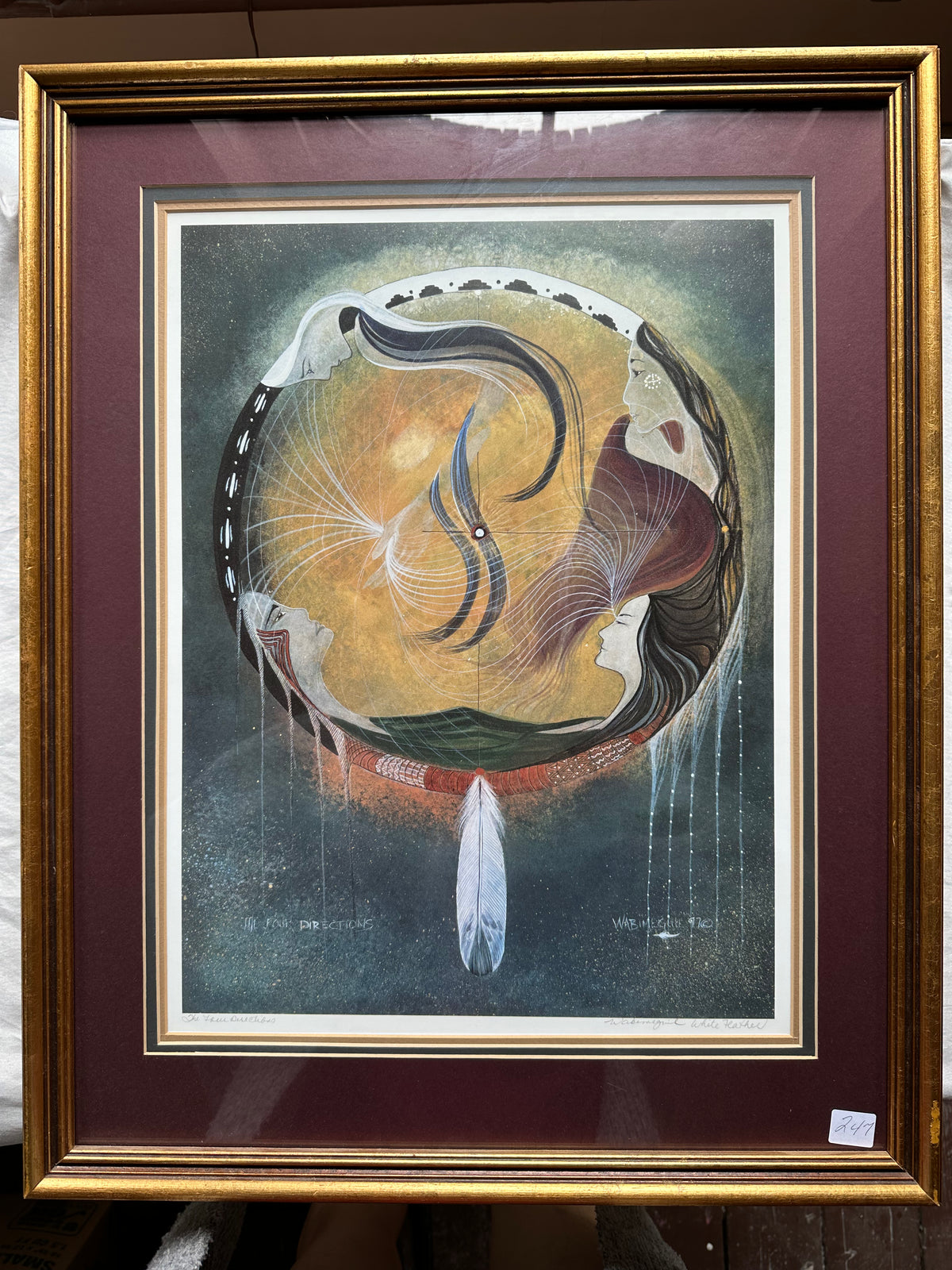 Print, Figures, Abstract, Betty Albert-Lincez, Front view