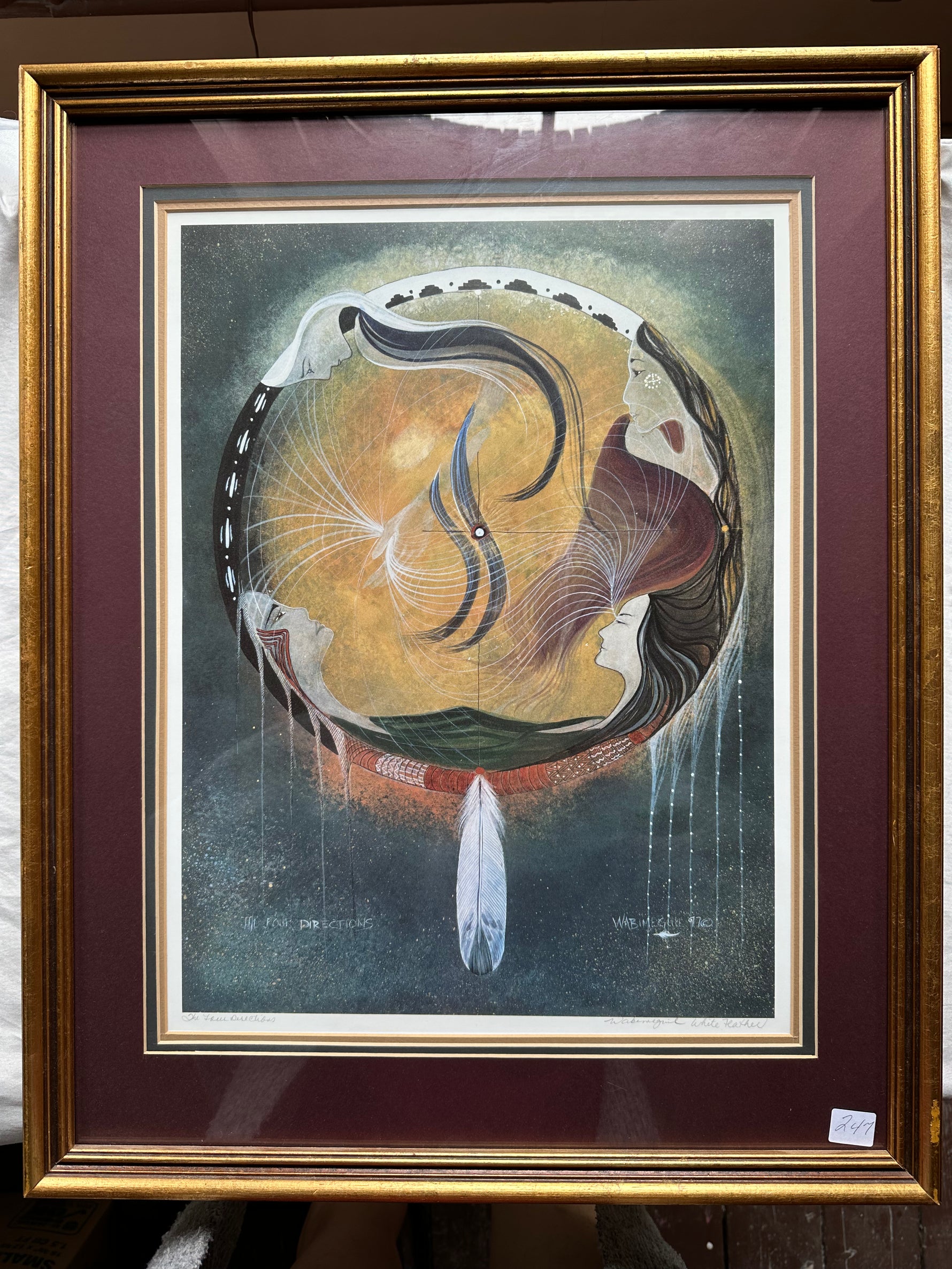 Print, Figures, Abstract, Betty Albert-Lincez, Front view