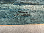 Watercolour painting, Nautical, Cottages Esther Bollinger, Signature view