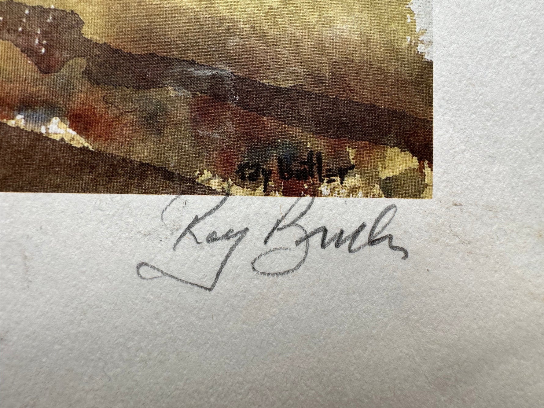  painting, Cityscape Ray Butler, Signature1 view