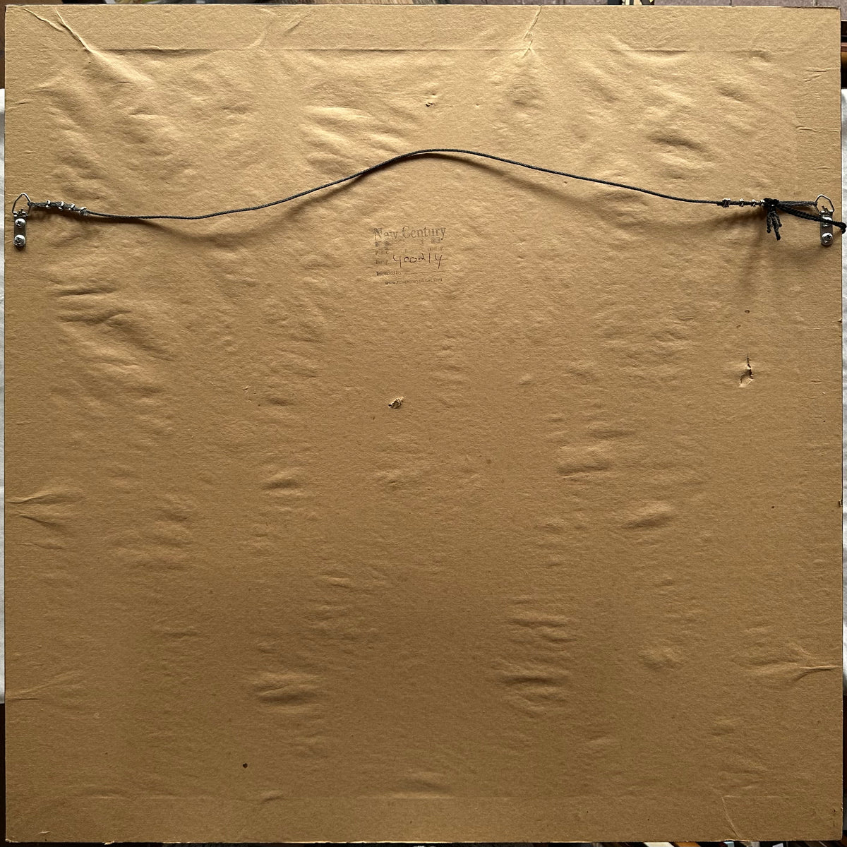 Print, Abstract, Unknown Artist, Back view