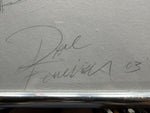 Pencil painting, Portrait Unknown Artist, Signature view