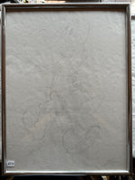 Pencil painting, Portrait Unknown Artist, Front view