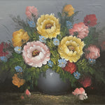 Mixed Media painting, Floral Unknown Artist, Cover view