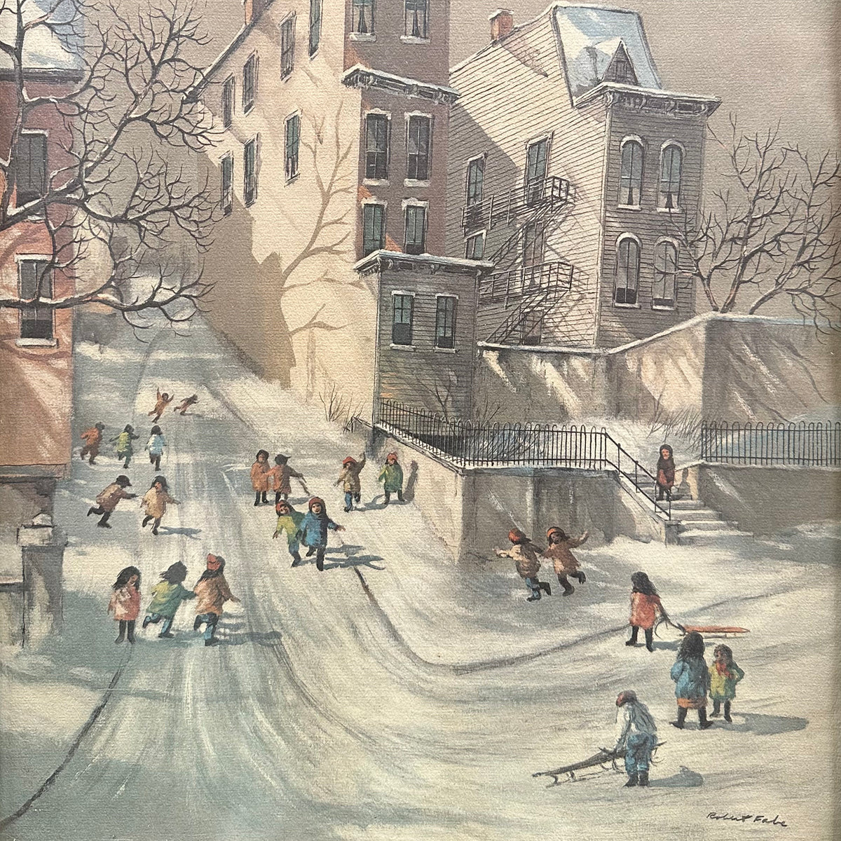 print, Winterscape Robert Fabe, Cover view