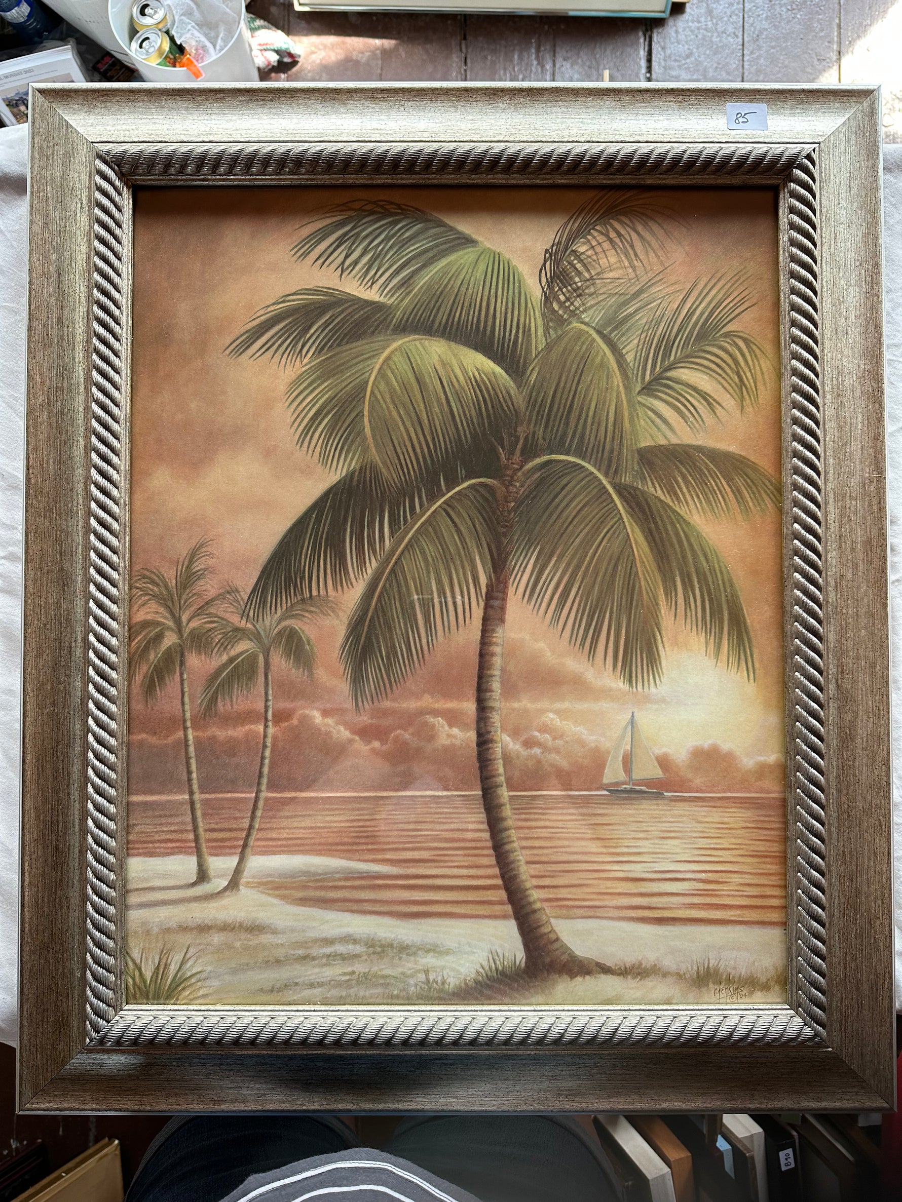 Print, Seascape, Floral, Ron Jenkins, Front view