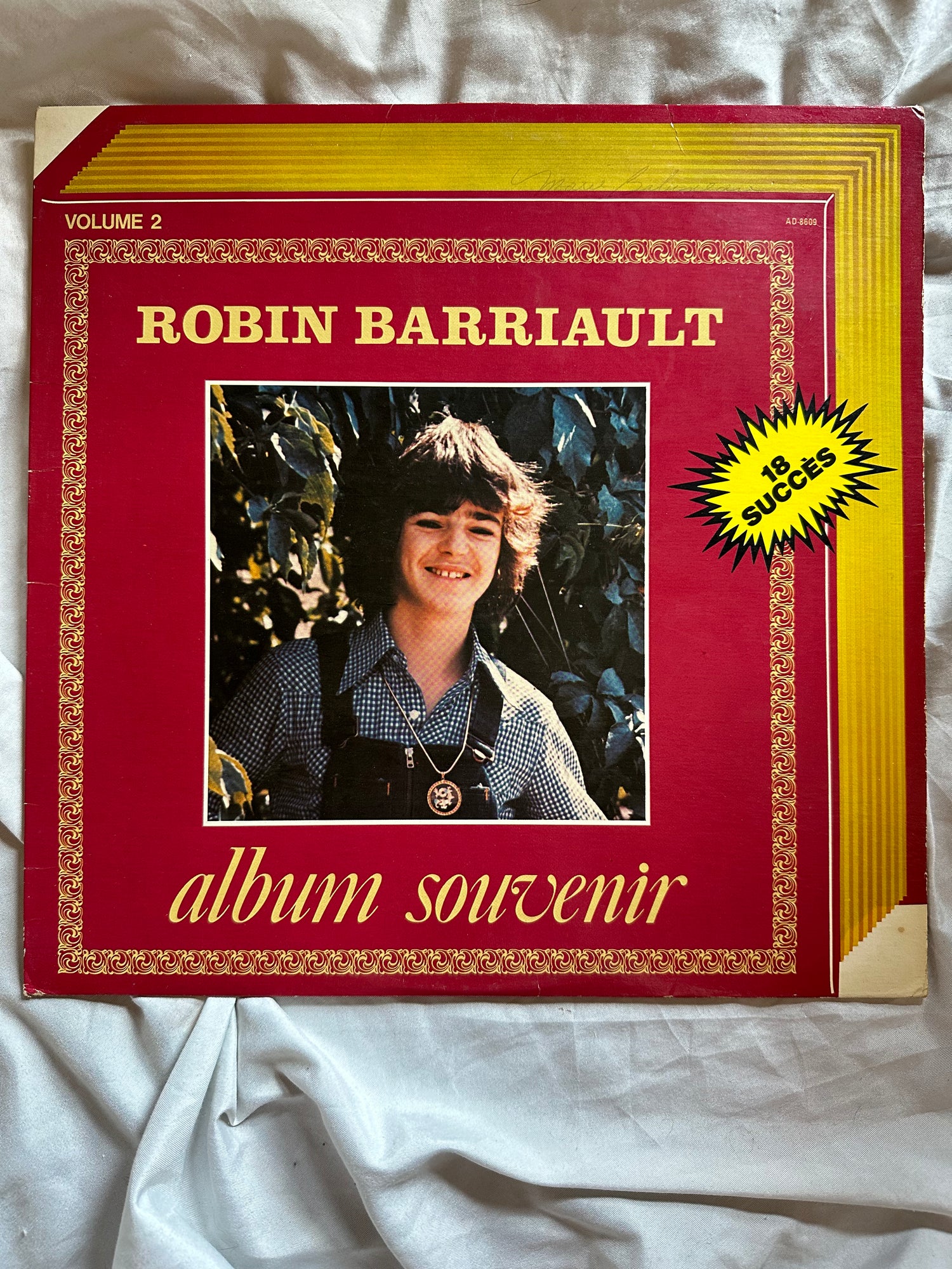 Vinyl record, Folk Robin Barriault, Front view