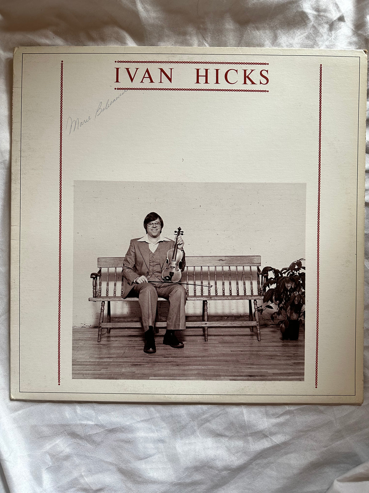 Vinyl record, Folk Ivan Hicks, Front view