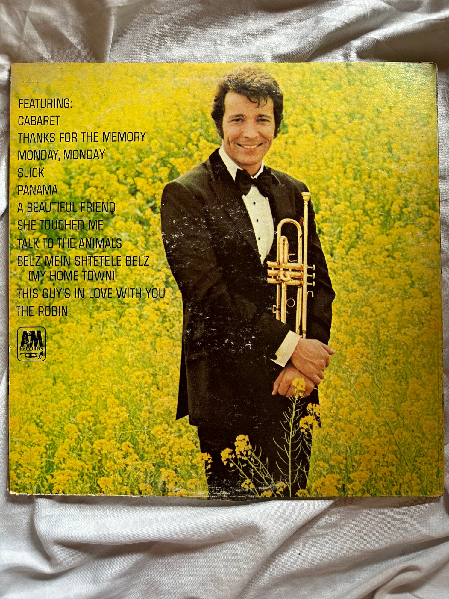 Vinyl record, Jazz Herb Alpert & The Tijuana Brass, Back view