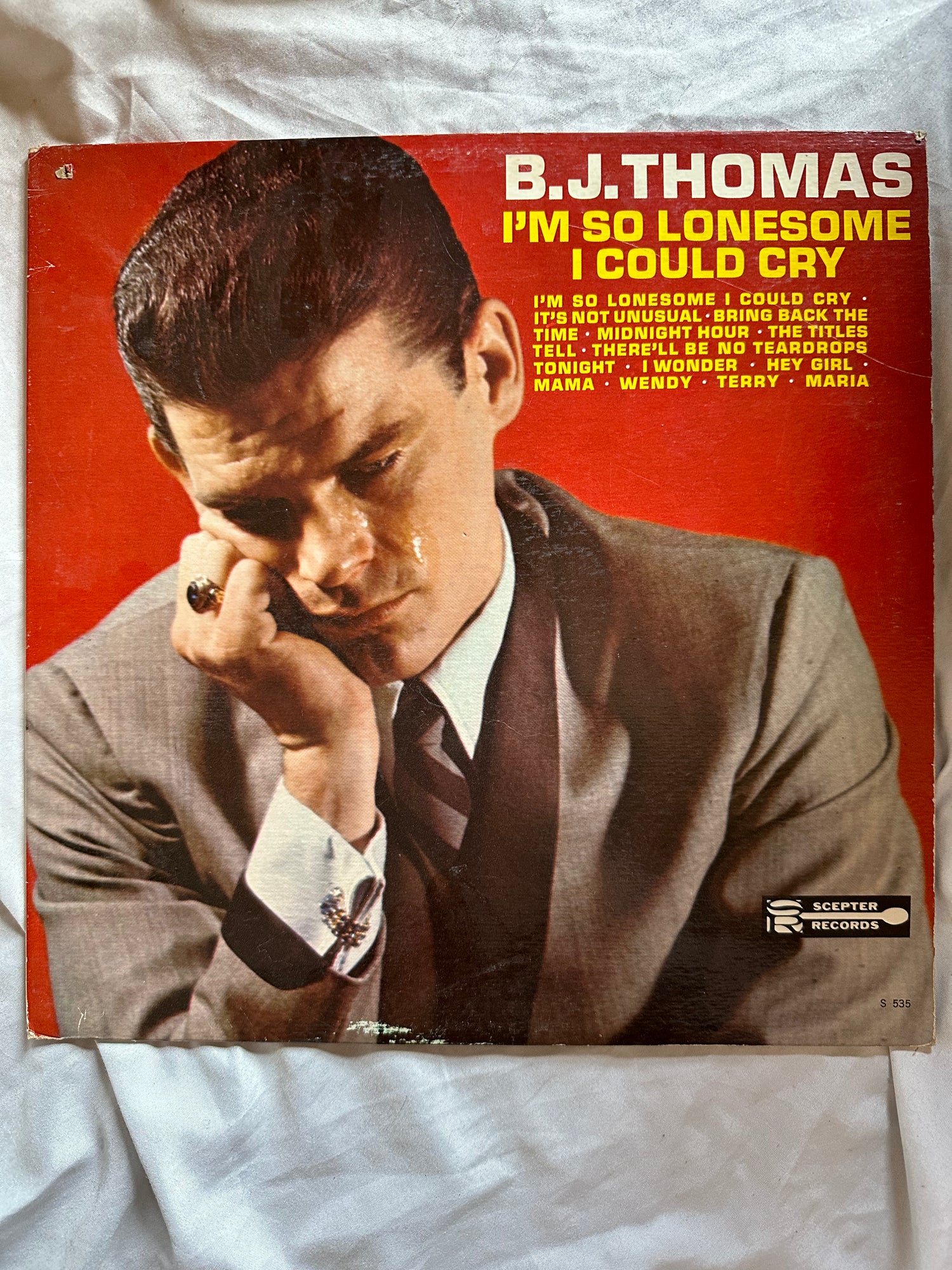 Vinyl record, Country B. J. Thomas, Front view