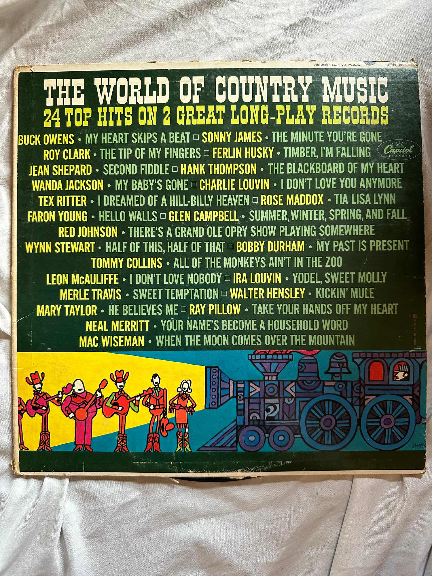 Vinyl record, Country various artists (see photo reference), Front view