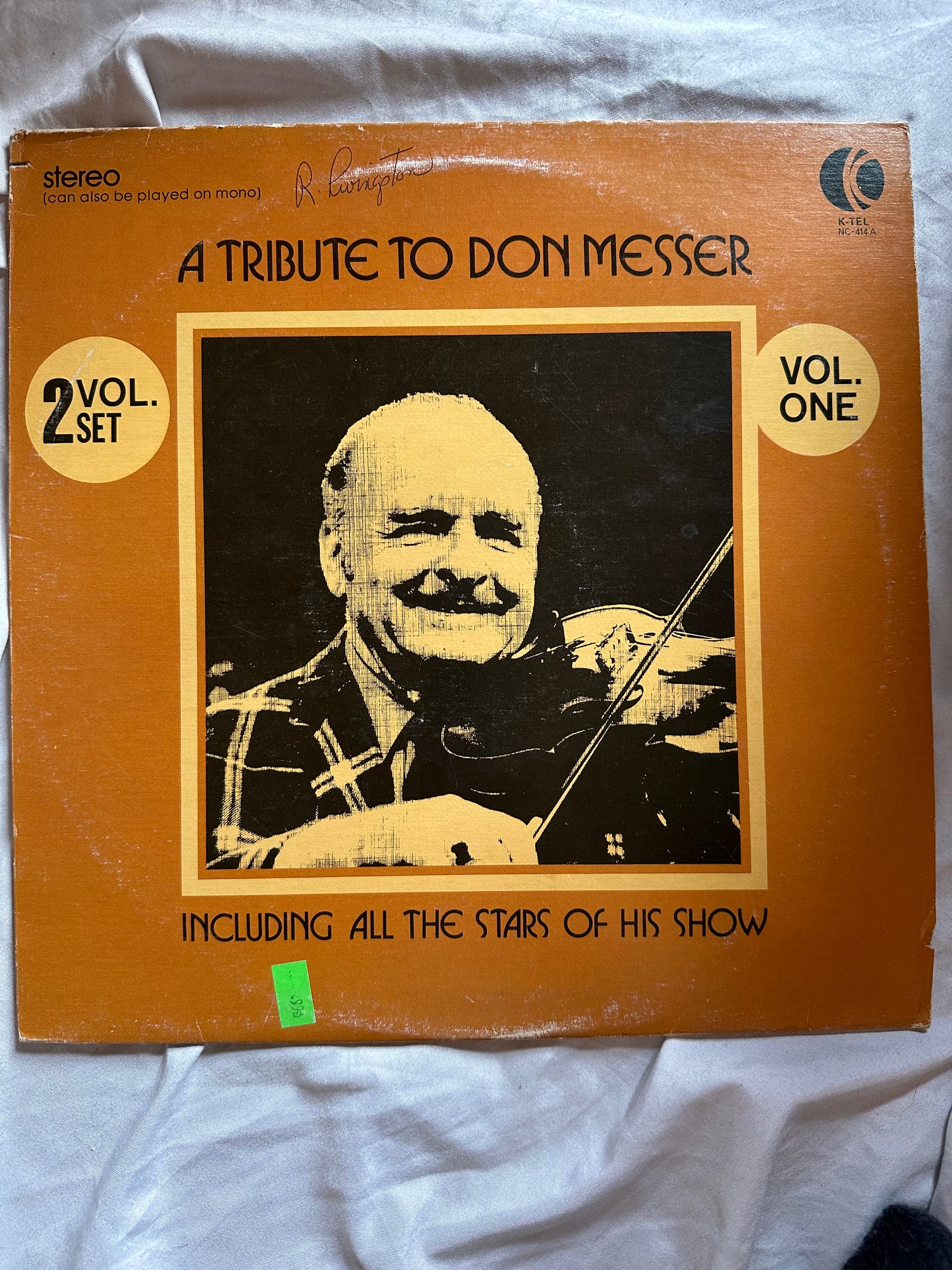 Vinyl record, Folk Don Messer, Front view