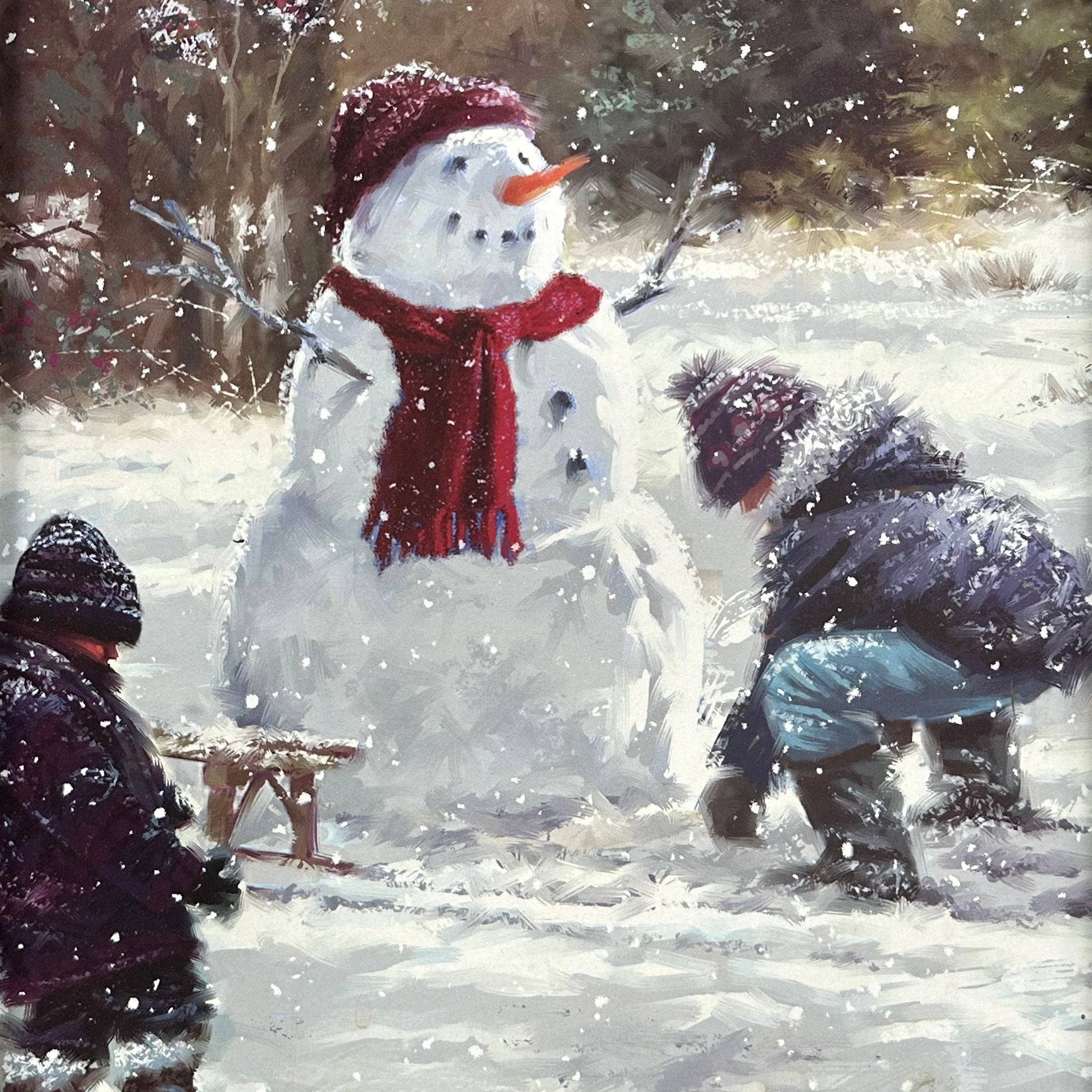 print, Winterscape Unknown Artist, Cover view