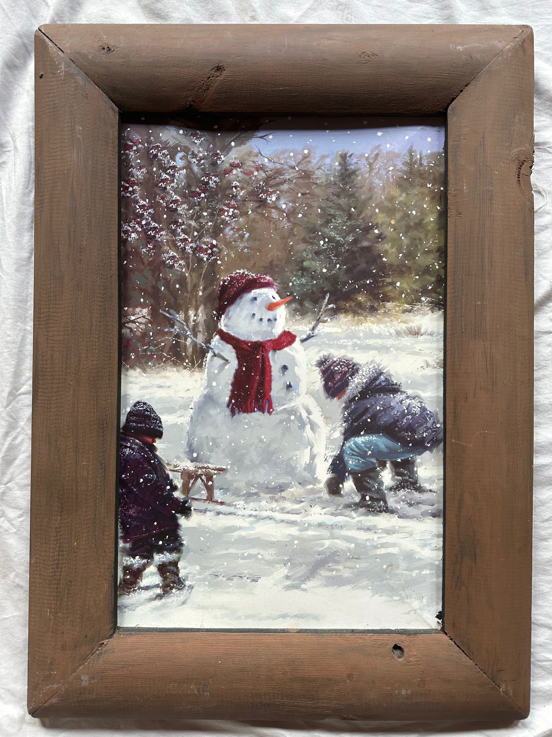 Print, Winterscape, Unknown Artist, Front view