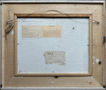 Mixed Media painting, Landscape A. Knight, Back view