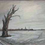 Mixed Media painting, Landscape A. Knight, Cover view