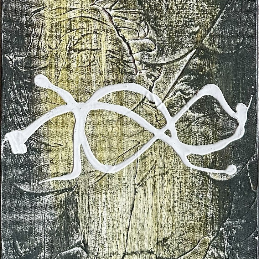 Mixed Media painting, Abstract Matt LeBlanc, Cover view