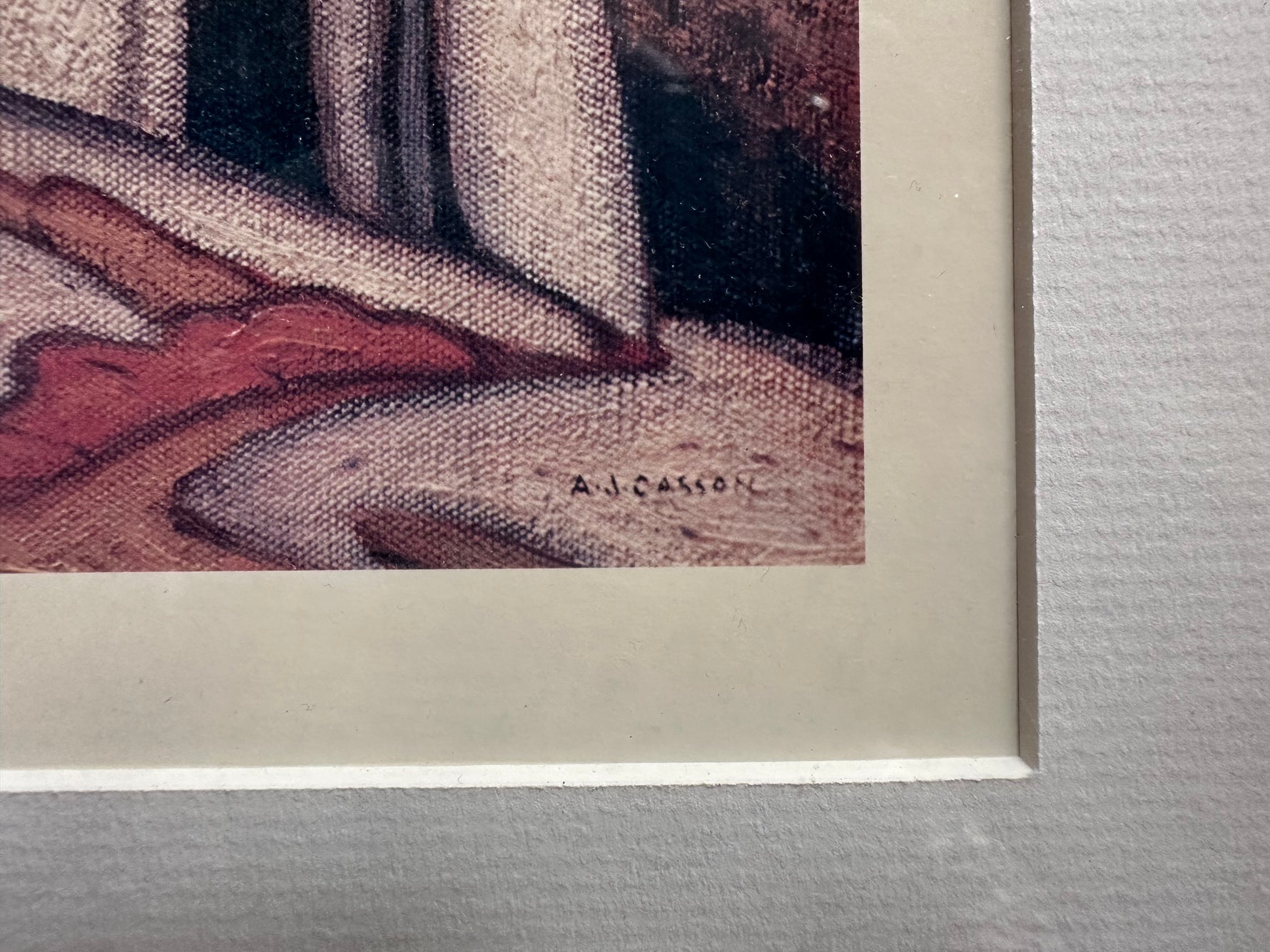 Print, Landscape, A. J. Casson, Signature view