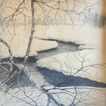 Watercolour painting, Landscape A. Johndro, Cover view