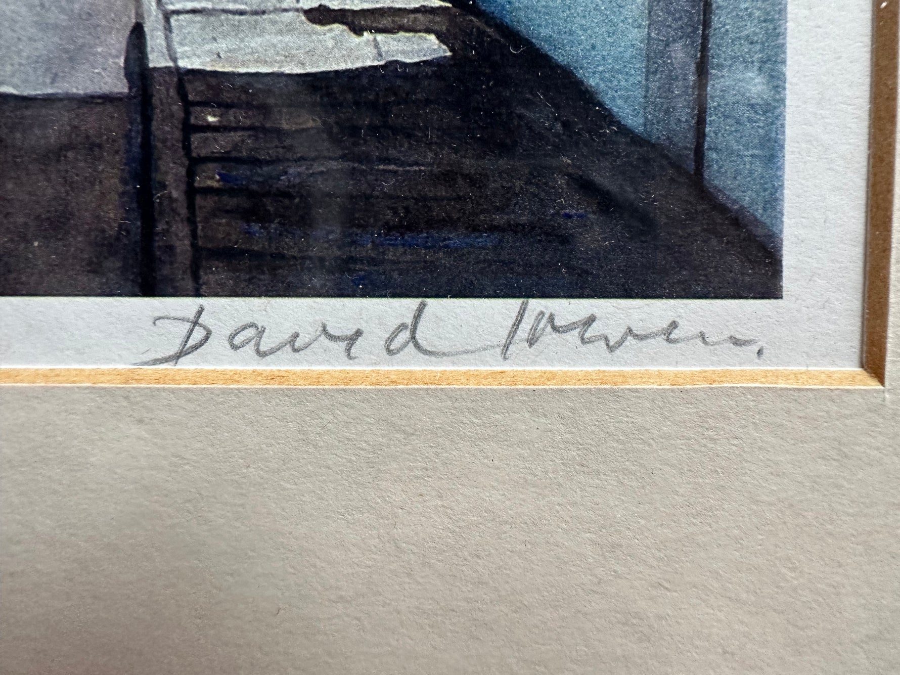 Print, Cityscape, David Irwin, Signature view