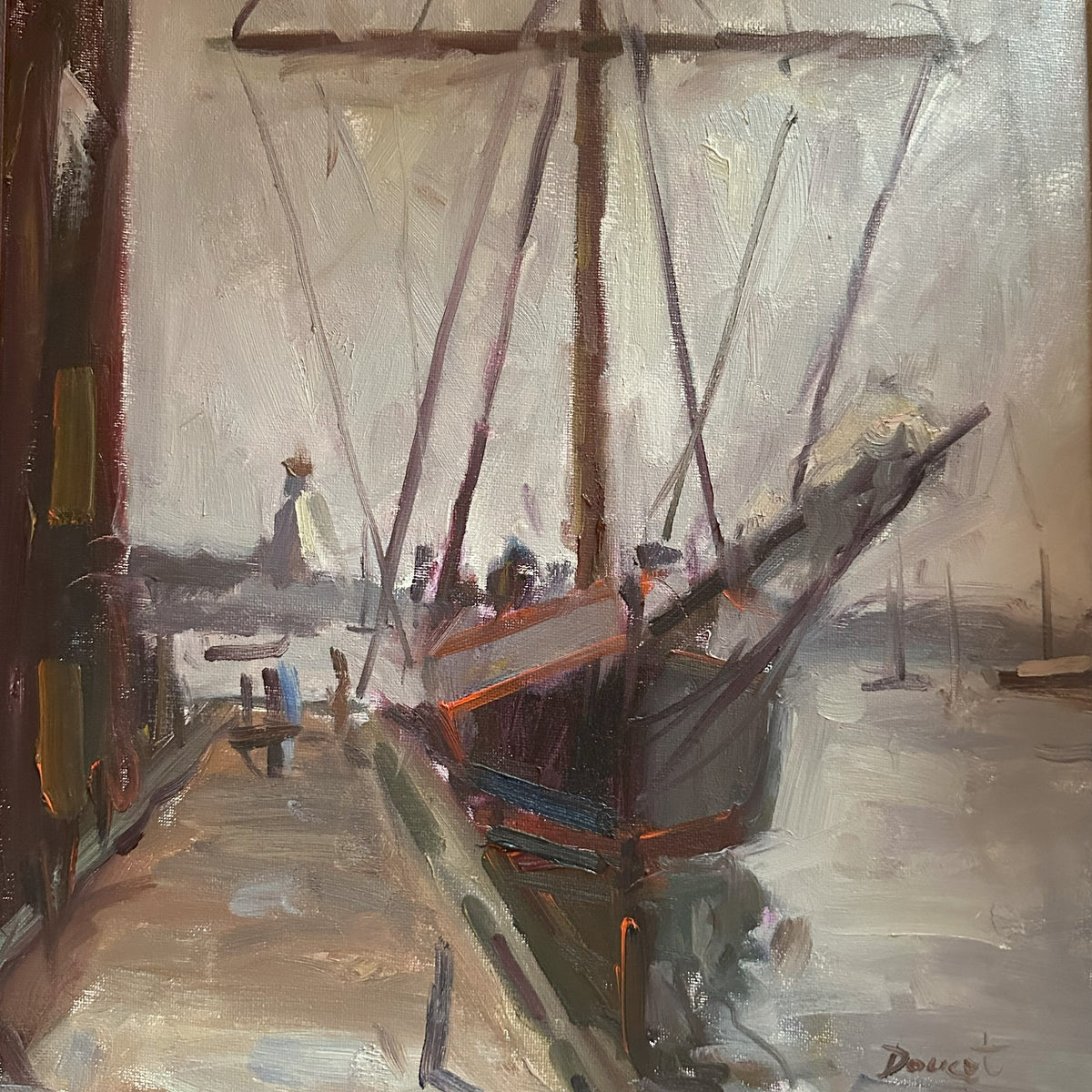 Mixed Media painting, Nautical Michel Doucet, Cover view