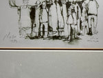 Print, Abstract, Menashe Dilian, Signature view