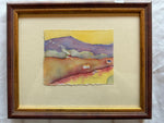 Watercolour painting, Landscape Unknown Artist, Front view