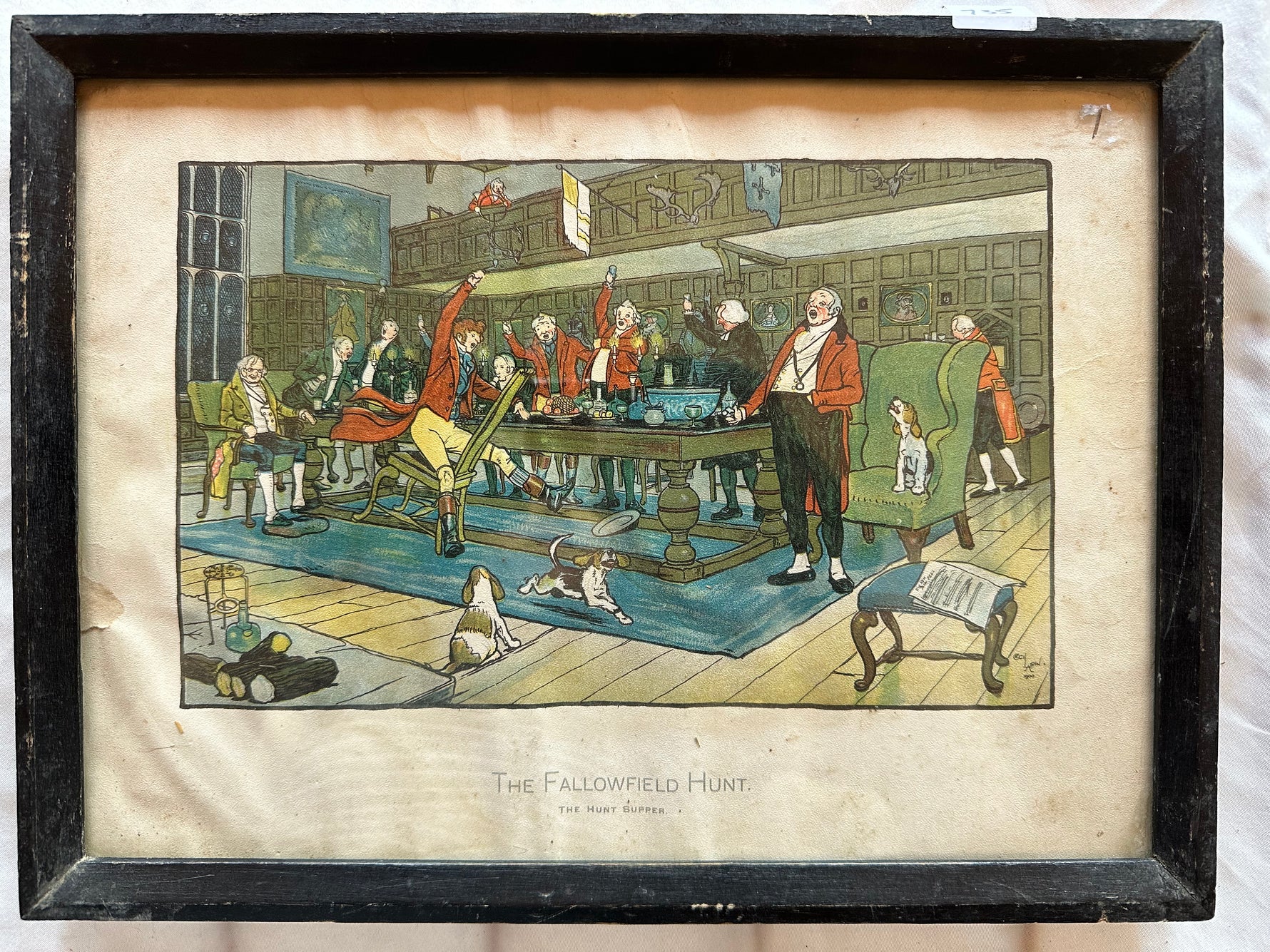 Print, Figures, Cecil Aldin, Front view