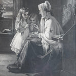 Pencil painting, Figures George Bernard O'Neill, Cover view