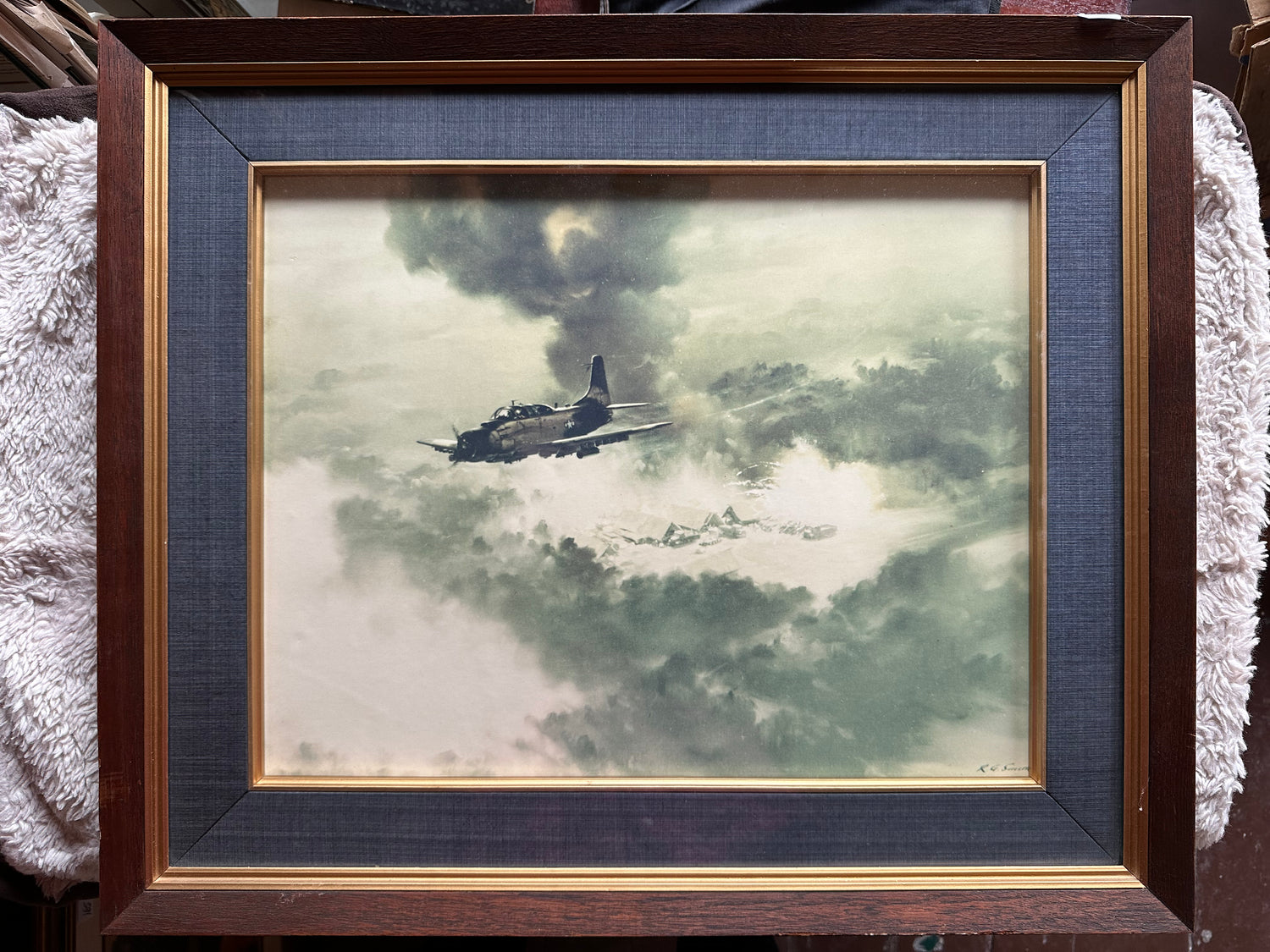 Photo, Sky, Aircraft Unknown Artist, Front view