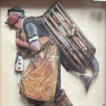 Mixed Media painting, Figures Norman Rockwell, Cover view