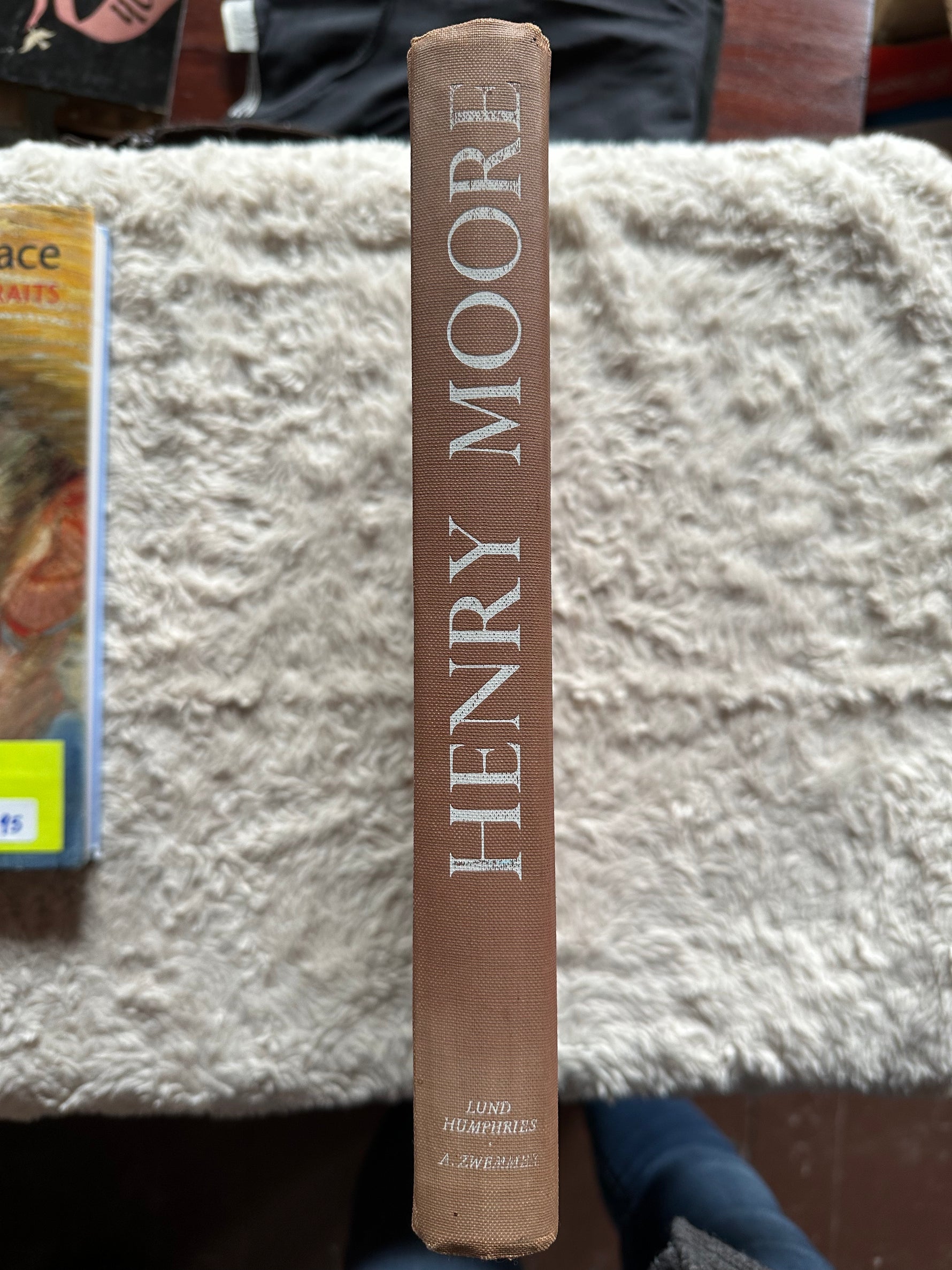 Book, Art History, Percy Lund, Henry Moore (3rd Edition), Spine view