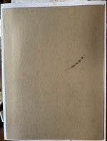 Mixed Media painting, Floral Unknown Artist, Back view
