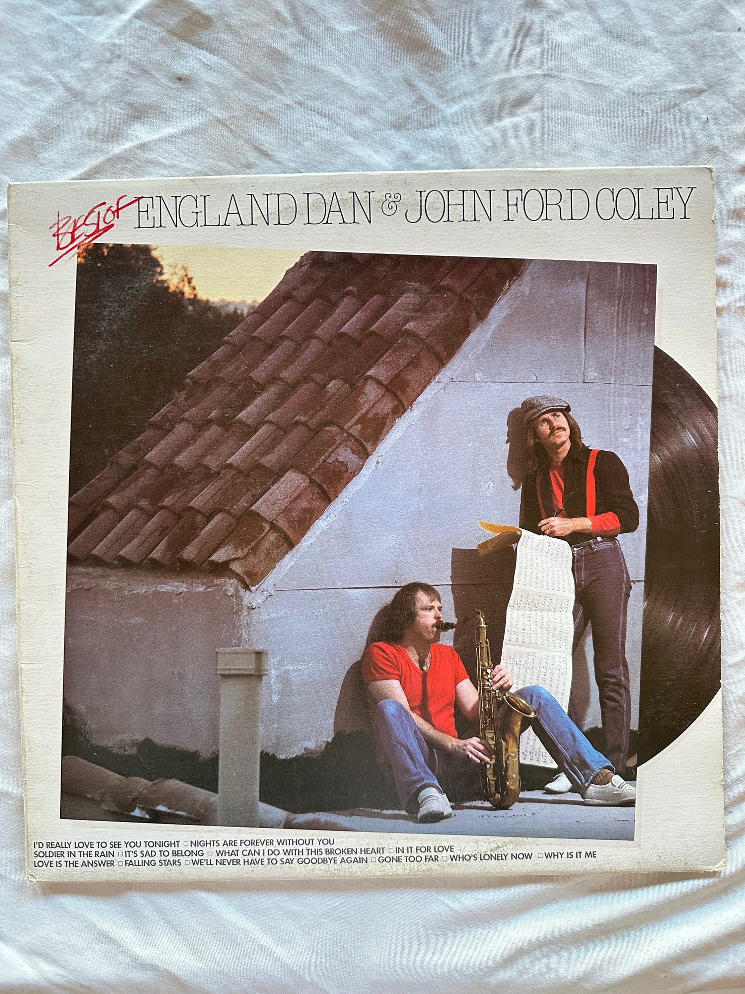 Vinyl record, Rock England Dan & John Ford Coley, Front view